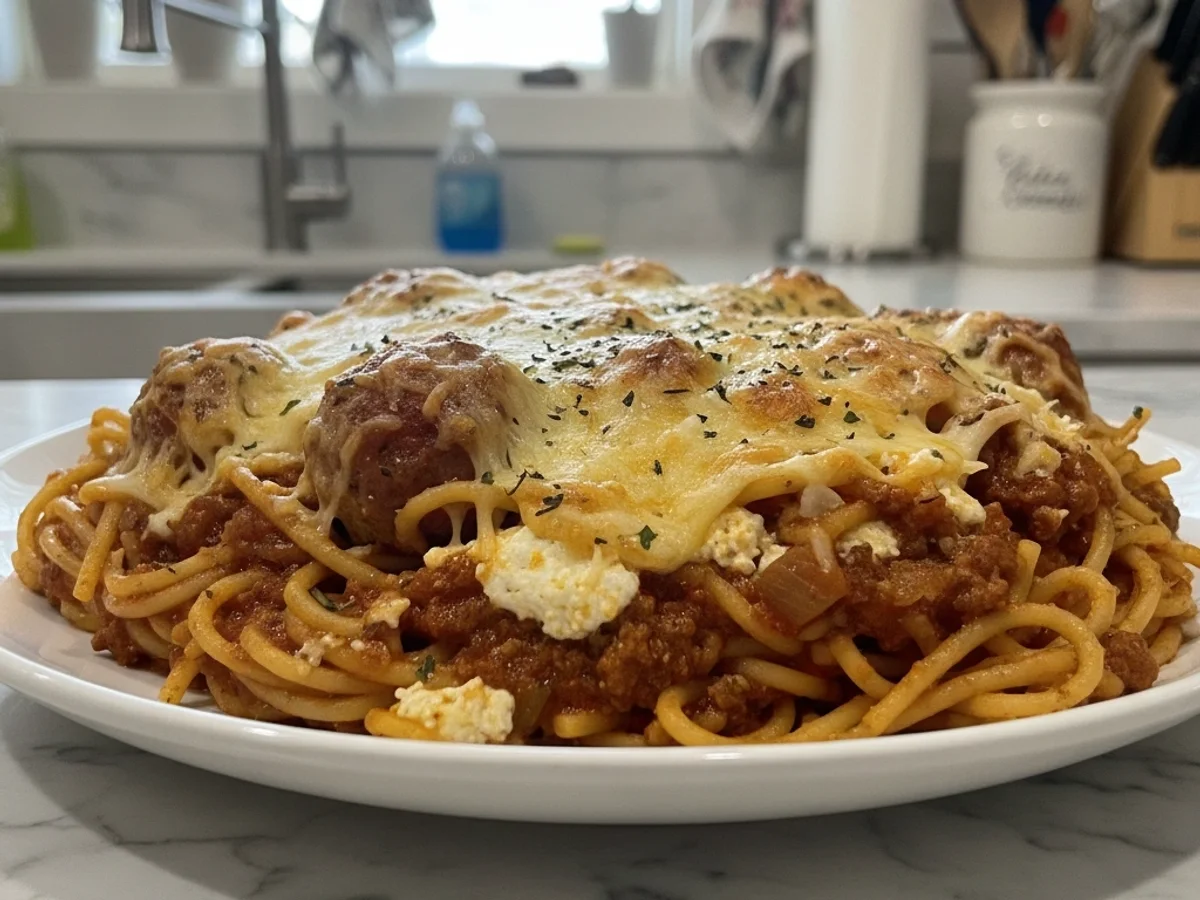 Baked Spaghetti: Rich Million Dollar Dinner - Image 1