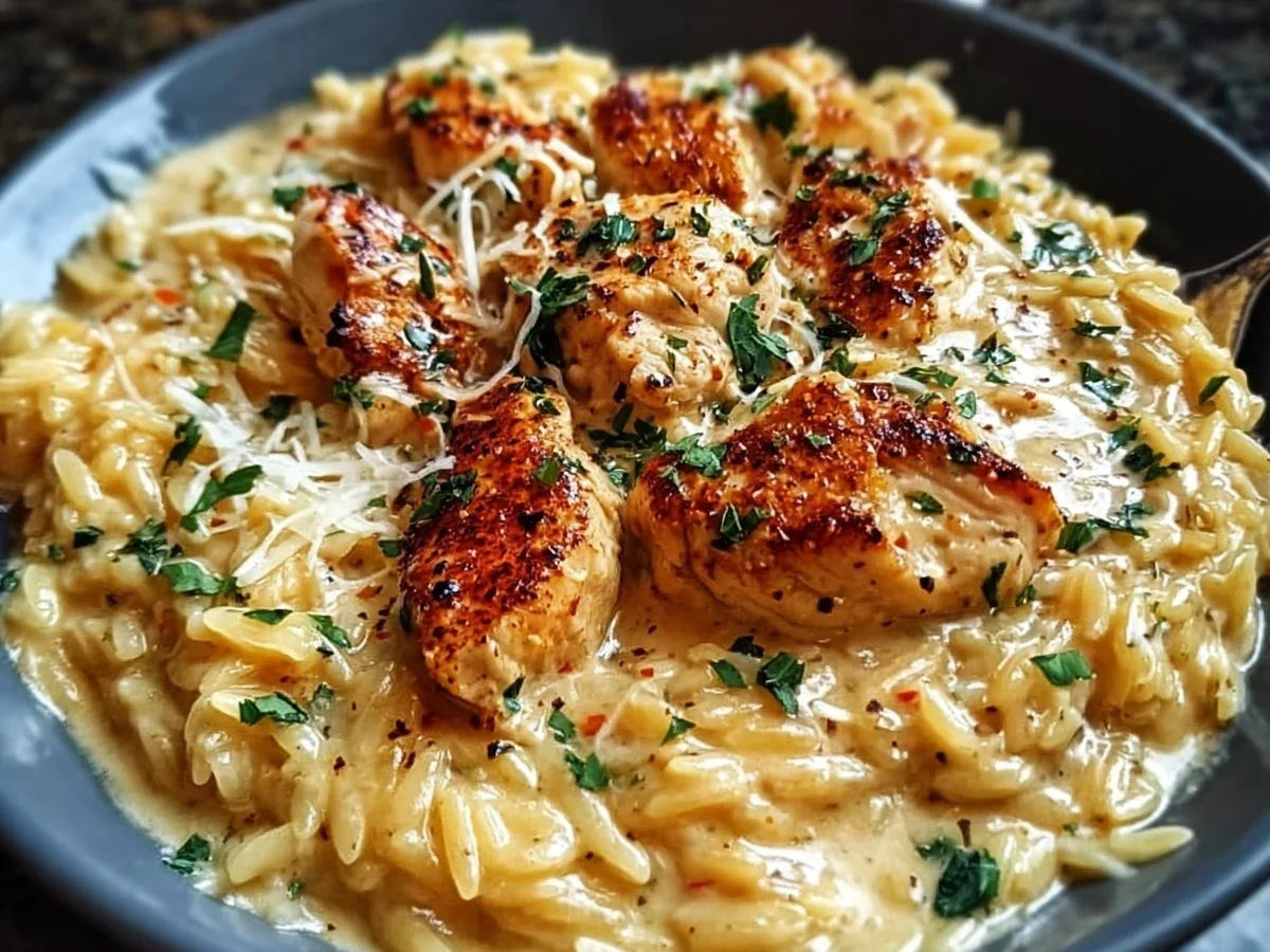 Cajun Chicken Alfredo Orzo: One-Pot Comfort - Image 1
