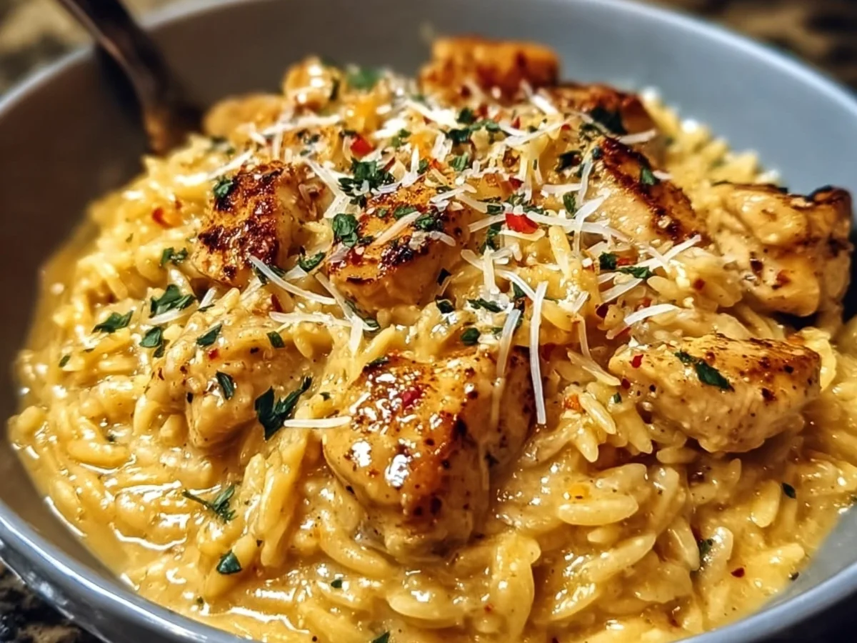 Cajun Chicken Alfredo Orzo: One-Pot Comfort - Image 2