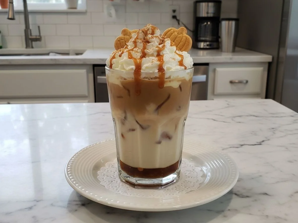 Caramel Pumpkin Spice Iced Coffee: Autumn's Best Sip - Image 1