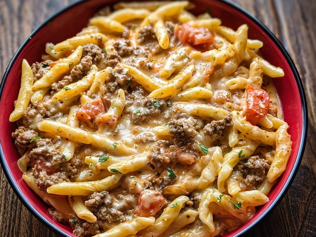 Creamy Beef Pasta: Hearty Weeknight Dinner - Image 1
