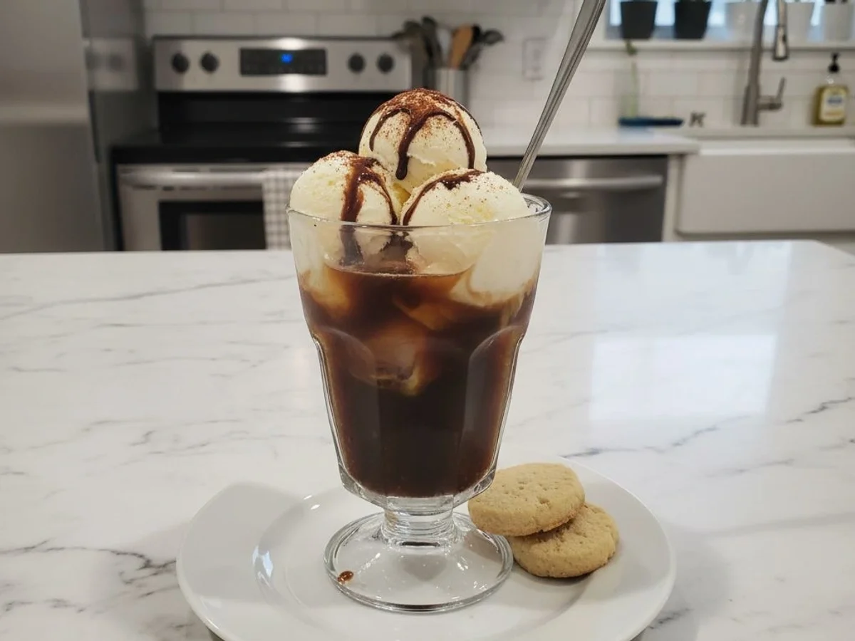 Creamy Coffee With Ice Cream: My Afternoon Treat - Image 1