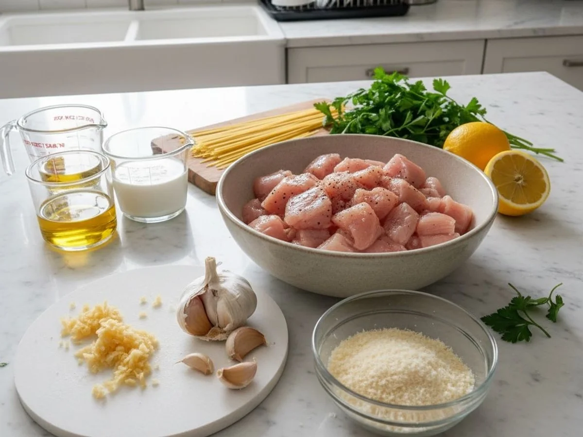 Creamy Garlic Parm Chicken Pasta: Easy 30-Min Dinner - Image 2