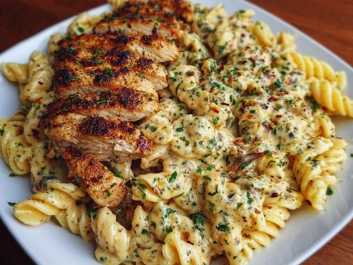 Creamy Garlic Parmesan Chicken Pasta (30-Minute) - Image 1