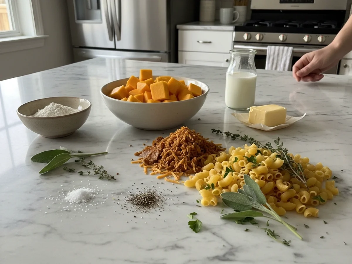 Creamy Golden Butternut Mac with Sharp Cheddar & Herbs - Image 2