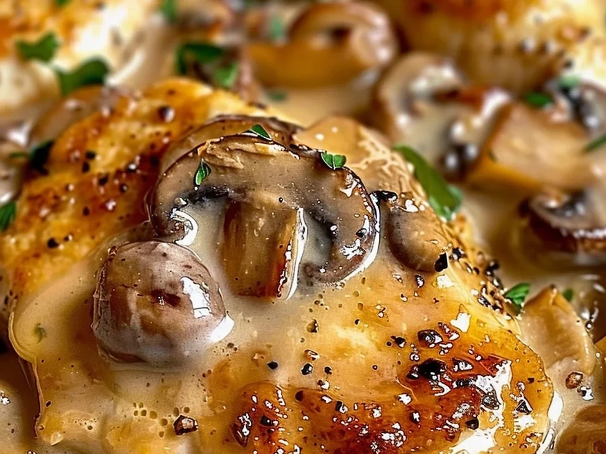 Creamy Mushroom Asiago Chicken: Quick Skillet Dinner - Image 2
