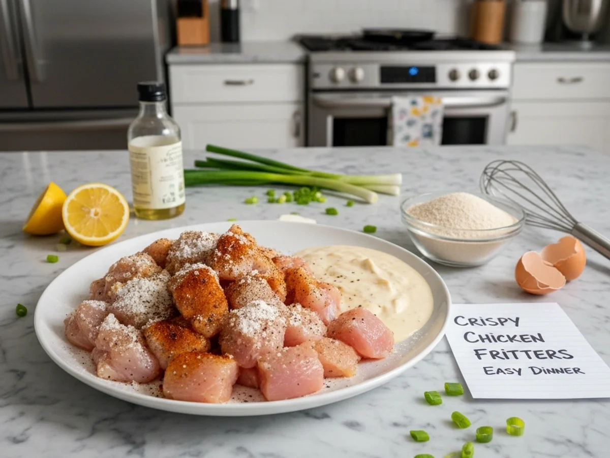 Crispy Chicken Fritters: Quick Weeknight Dinner Delight - Image 2