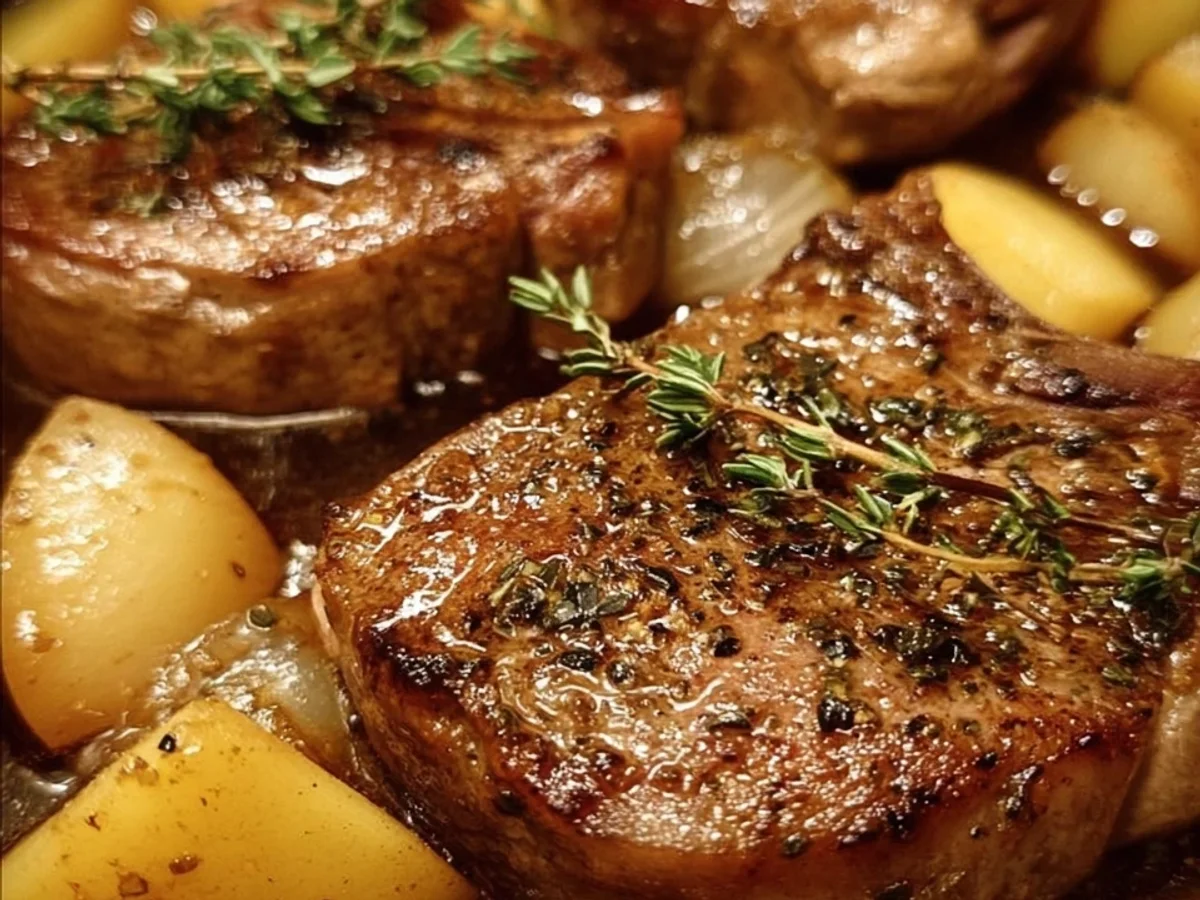 Crock Pot Apple Lamb Chops: Tender Family Dinner - Image 1