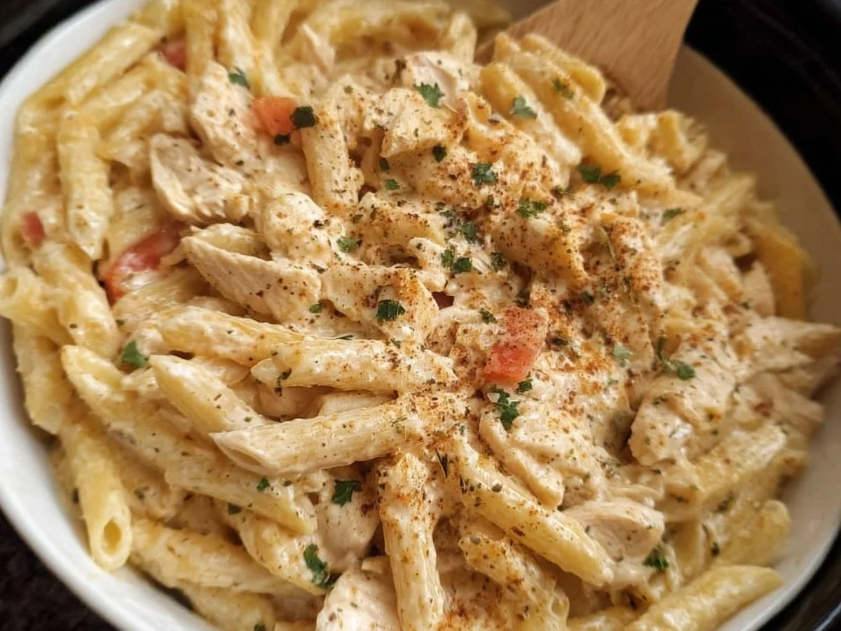 Crock Pot Creamy Cajun Chicken Pasta Dinner - Image 2