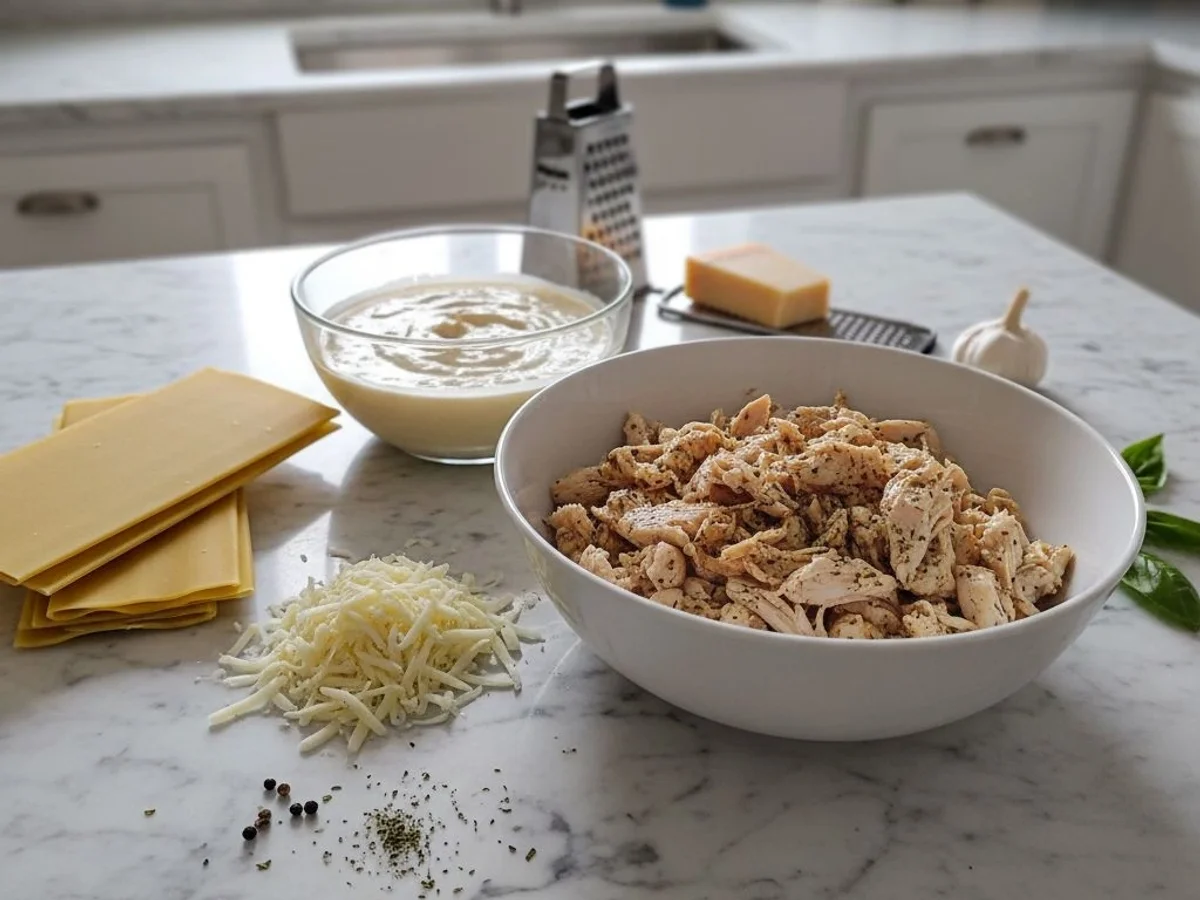 Easy Chicken Alfredo Lasagna Rolls: Simple Comfort Meal - Image 2