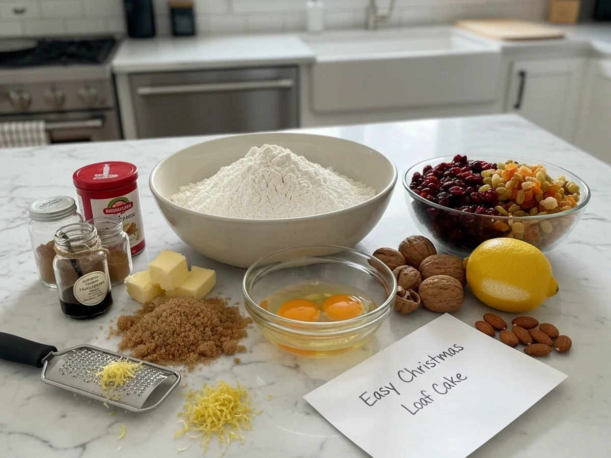 Easy Christmas Loaf Cake: Simple Spiced Holiday Bake - Image 2