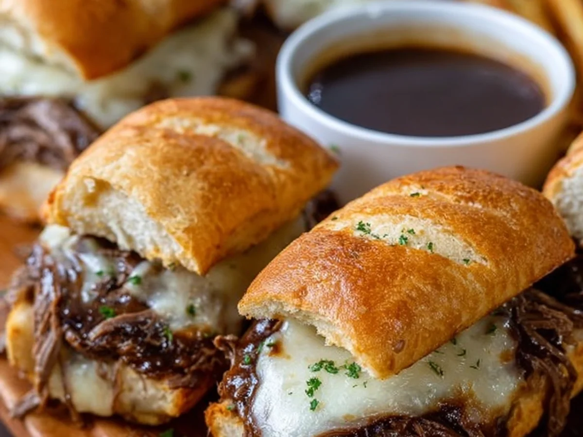 Easy Crockpot French Dip Sandwiches - Image 1