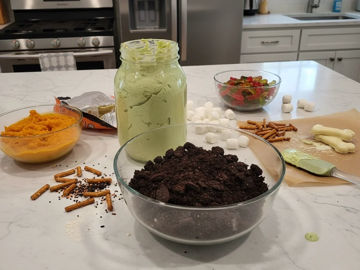 Easy No-Bake Halloween Dessert: Spooky Spiderweb Treats - Image 2