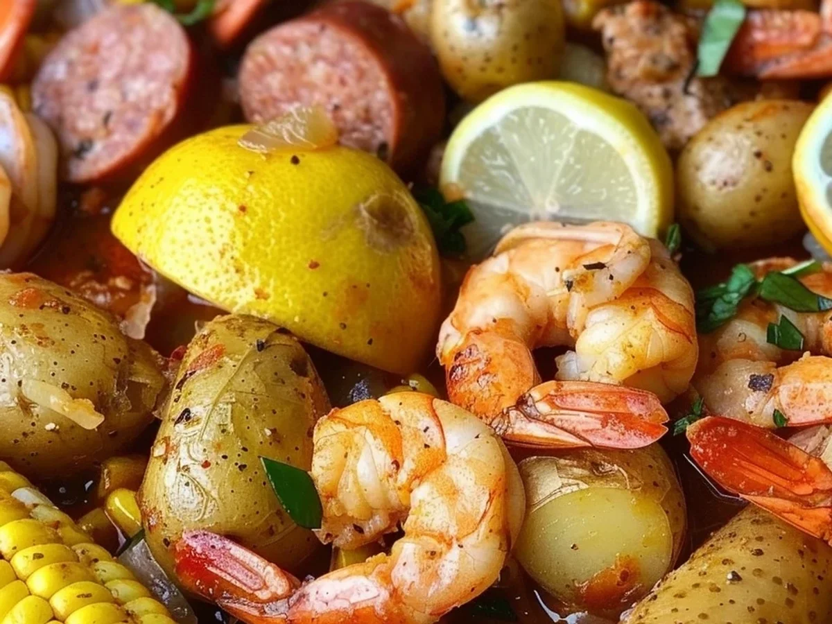 Easy Slow Cooker Shrimp Boil Recipe: Laid-Back Flavor - Image 1