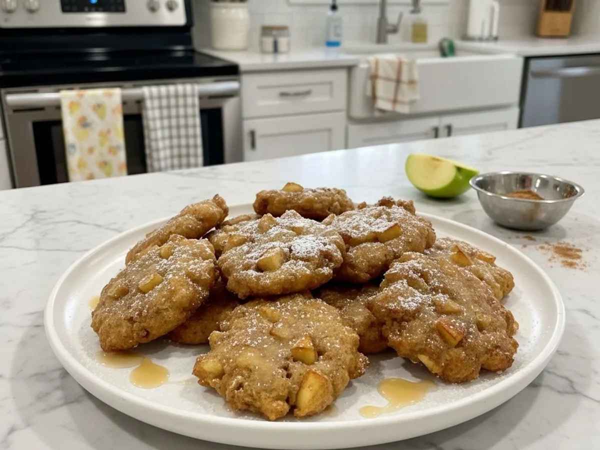 Healthy Air Fryer Apple Fritters: Wholesome Treat - Image 1