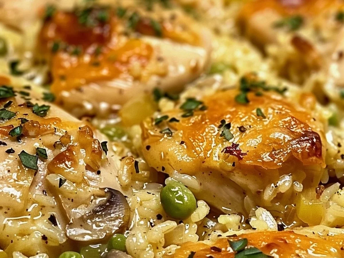 Hearty Forgotten Chicken & Rice Casserole Recipe - Image 1