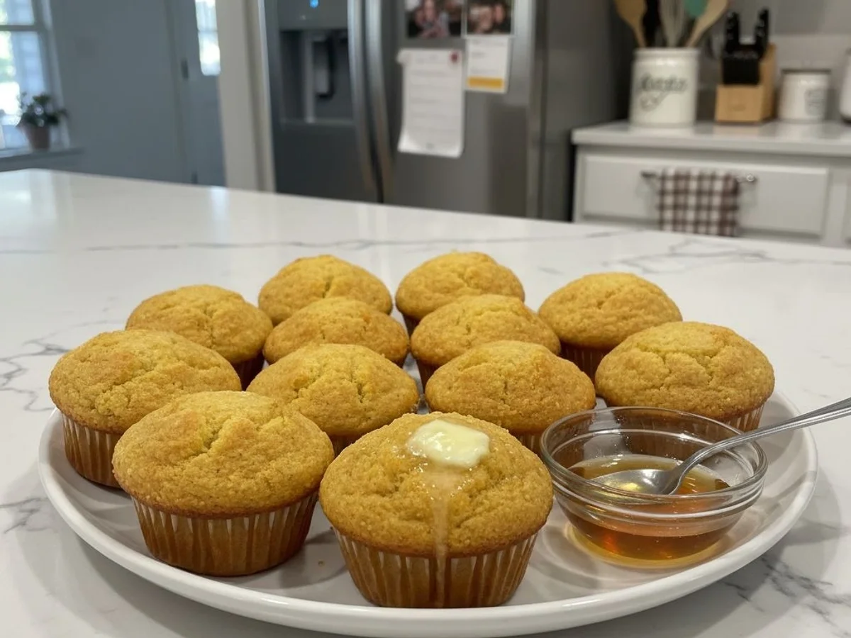 Homestyle Cornbread Muffins: Golden Bites of Comfort - Image 1
