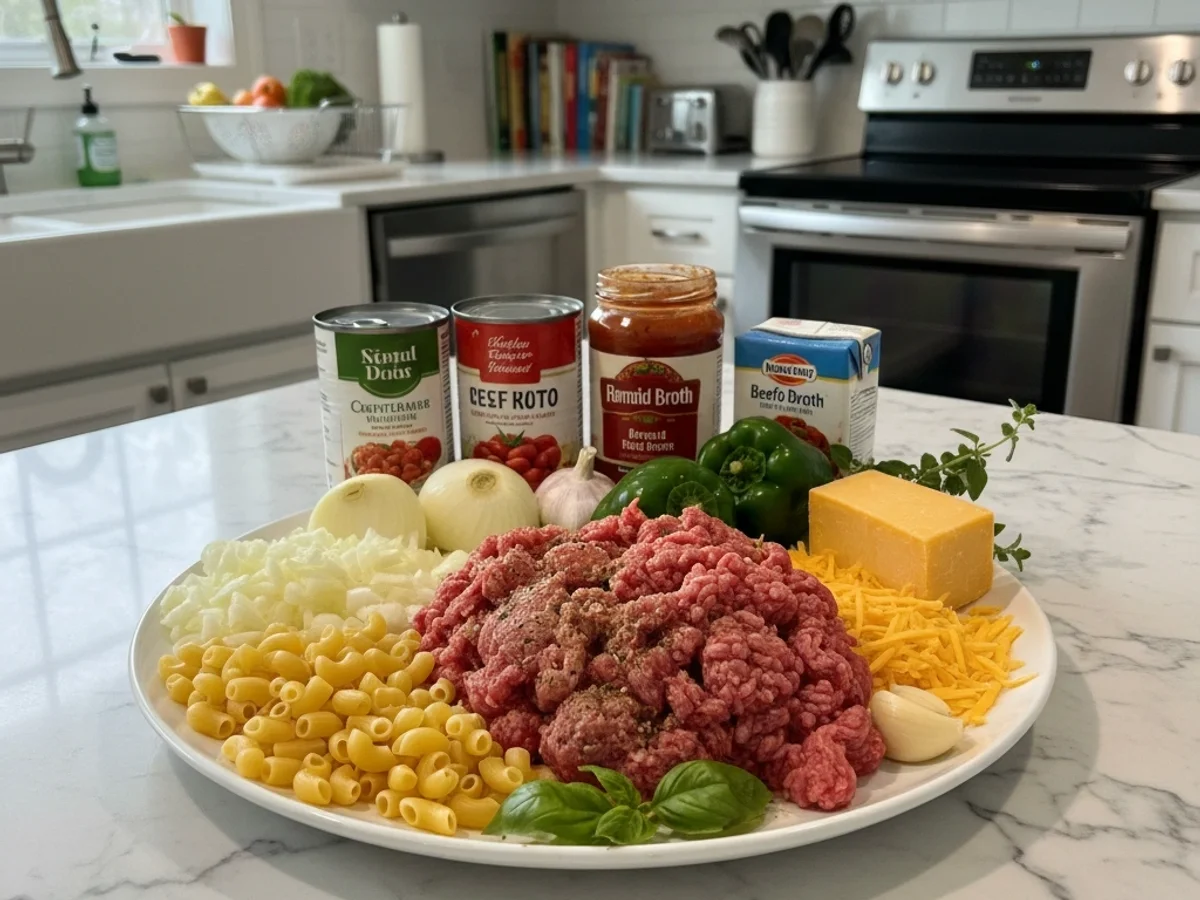 Homestyle Hamburger Pasta Casserole: Easy Weeknight Dinner - Image 2