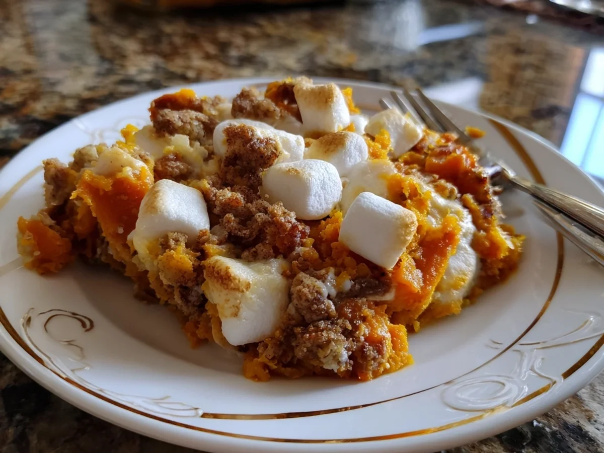 Homestyle Sweet Potato Casserole with Marshmallows - Image 2