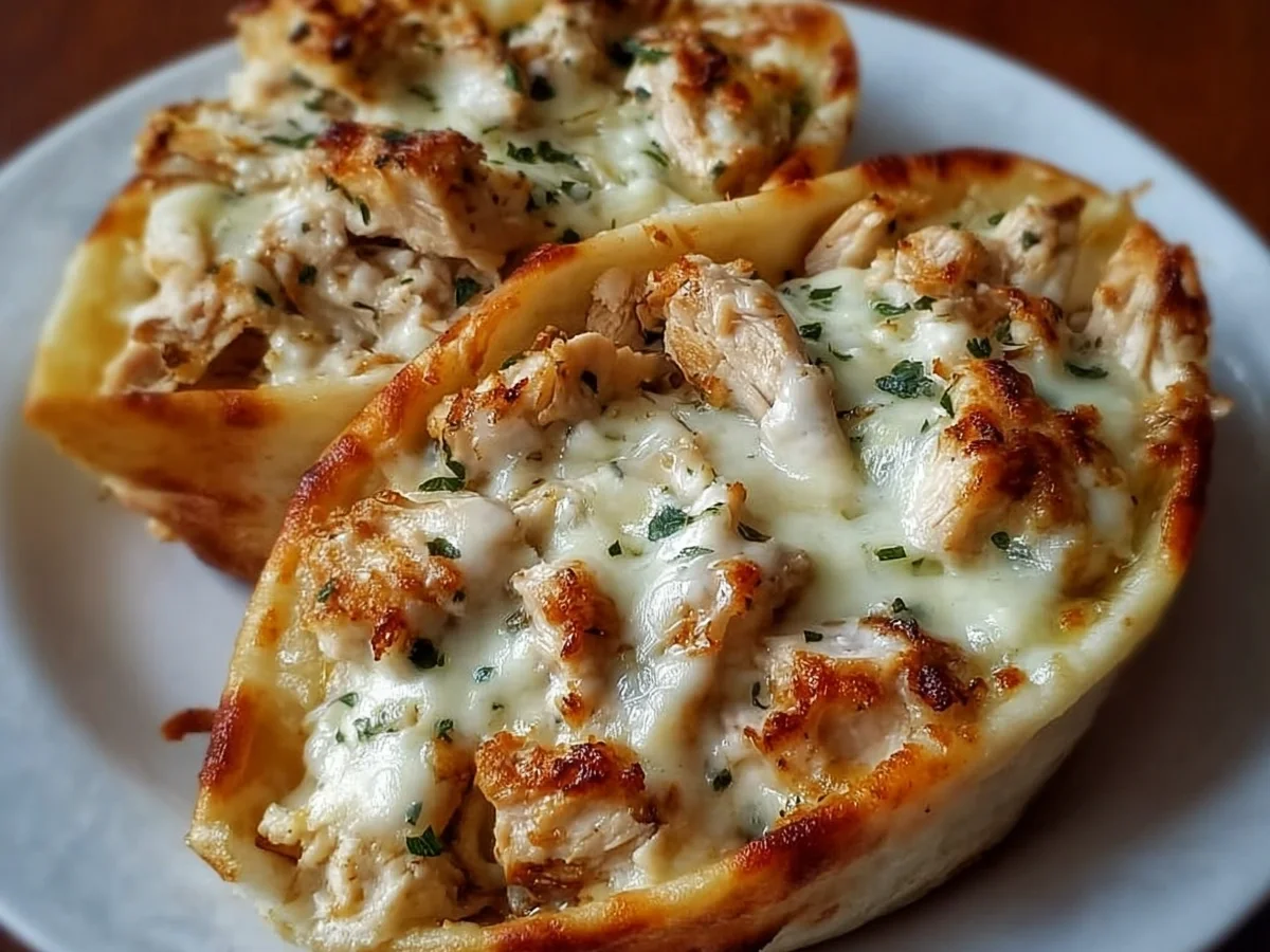 Low Carb Cheesy Garlic Chicken Wraps Keto - Image 2