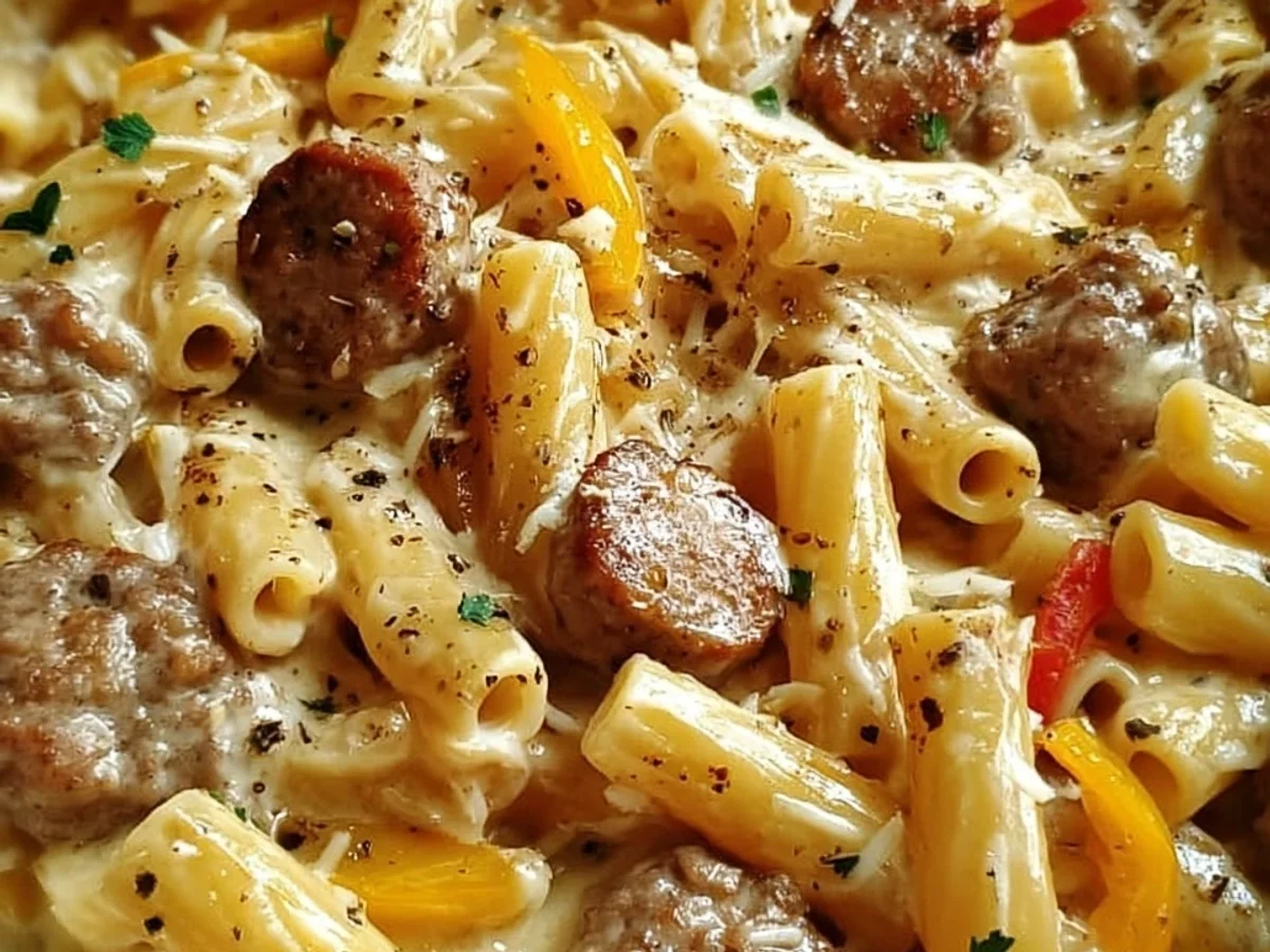 One Pot Creamy Cajun Sausage Pasta: Quick Weeknight Dinner - Image 2