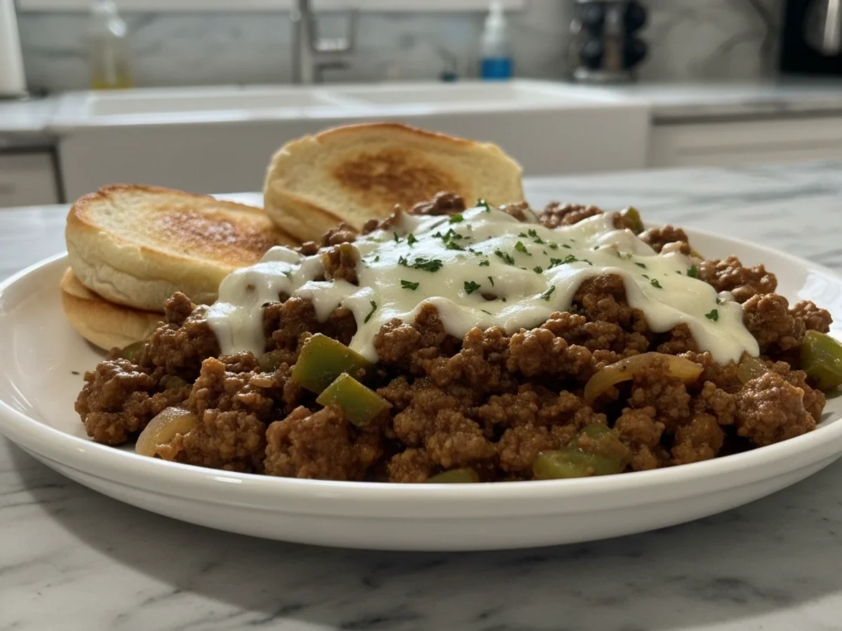 Philly Cheesesteak Sloppy Joes: A Weeknight Wonder - Image 1