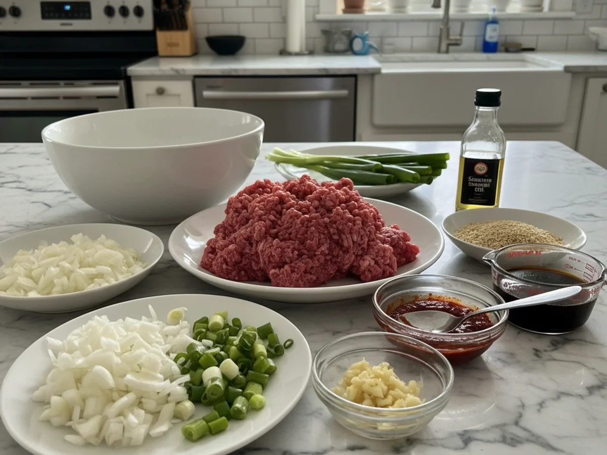 Quick Korean Ground Beef Bowl: Your New Weeknight Dinner - Image 1