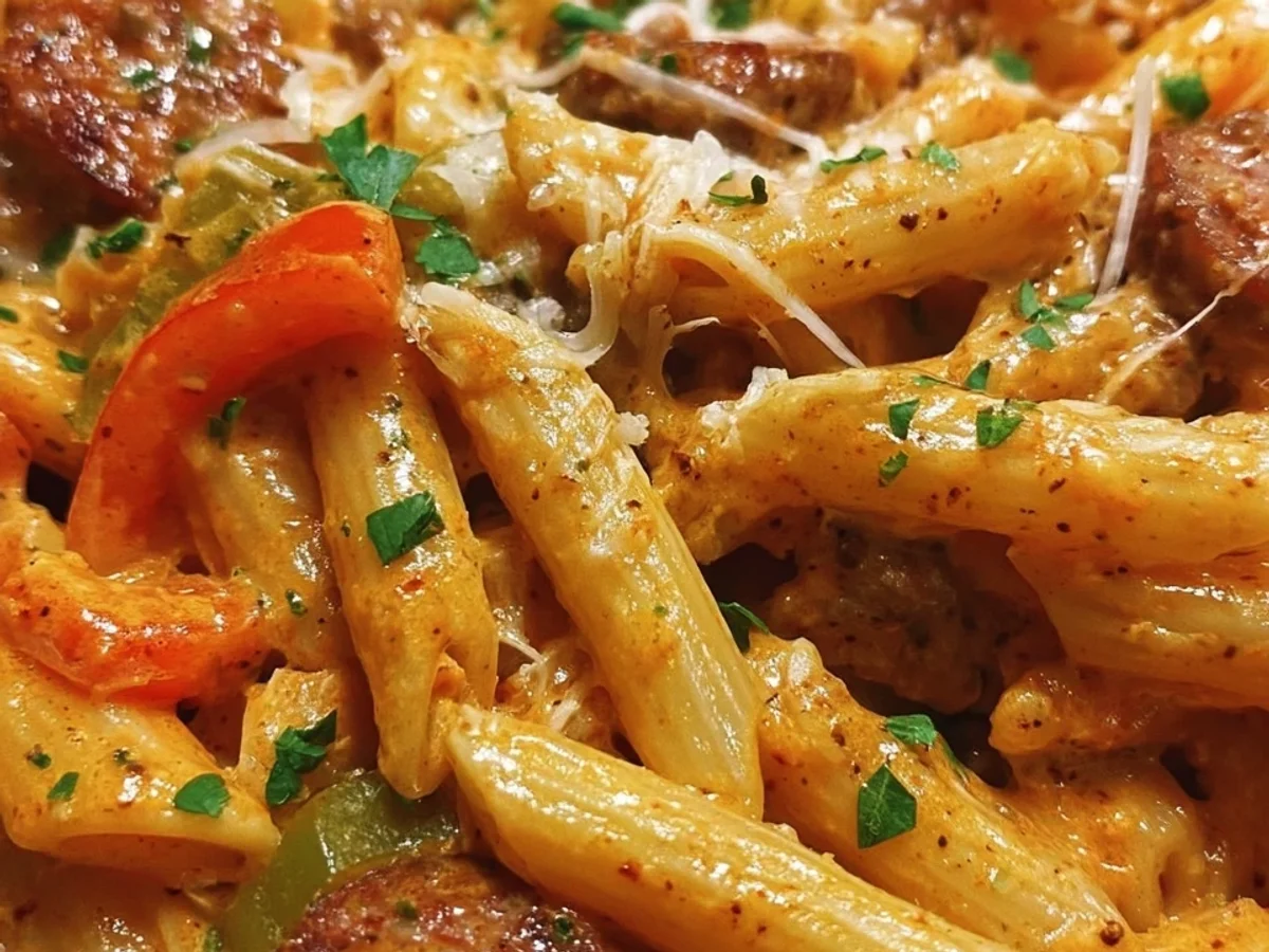 Quick One-Pot Creamy Spicy Cajun Pasta - Image 2