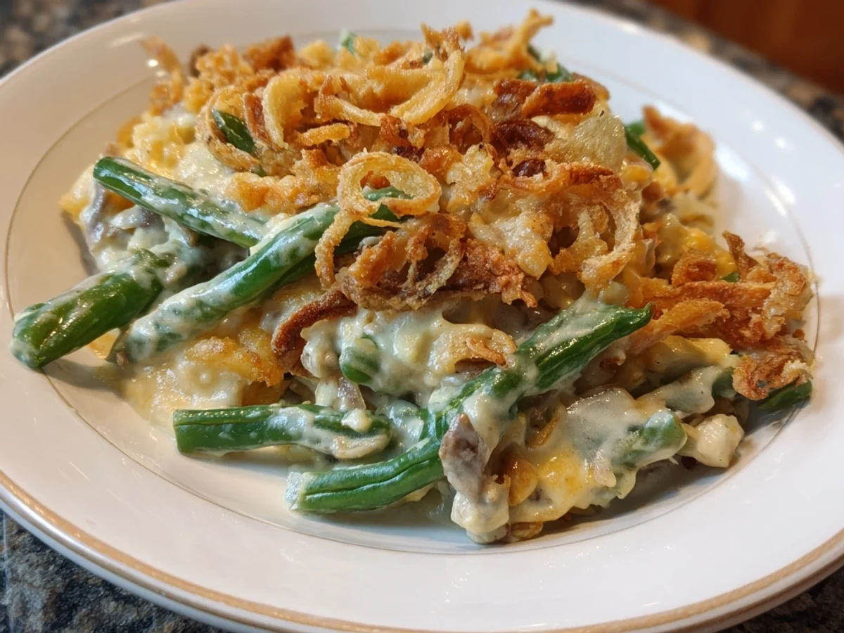 Rich Creamy Holiday Green Bean Casserole: Simple Bake - Image 2