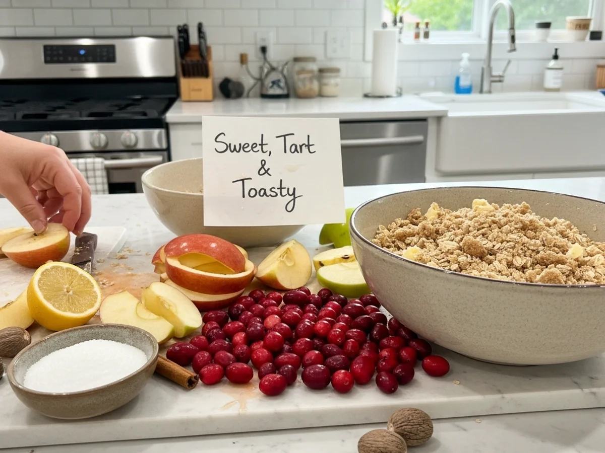 Rustic Cranberry-Apple Crumble: Sweet, Tart & Toasty - Image 2