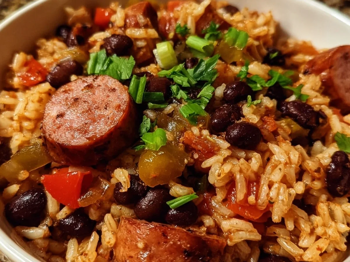 Sausage Black Beans & Rice: Easy Weeknight Meal - Image 2