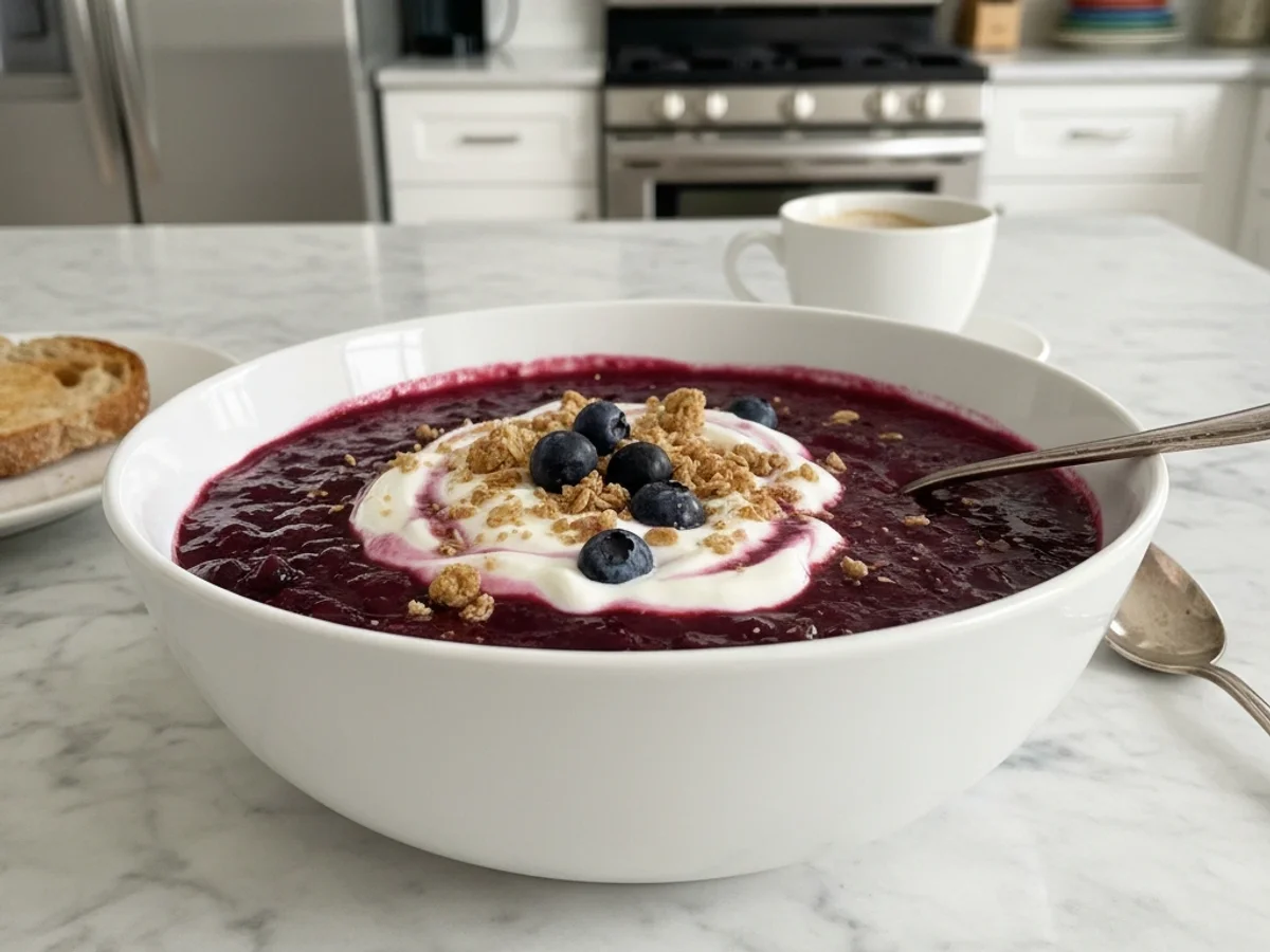 Simple Blueberry Compote: A Burst of Berry Sunshine - Image 1