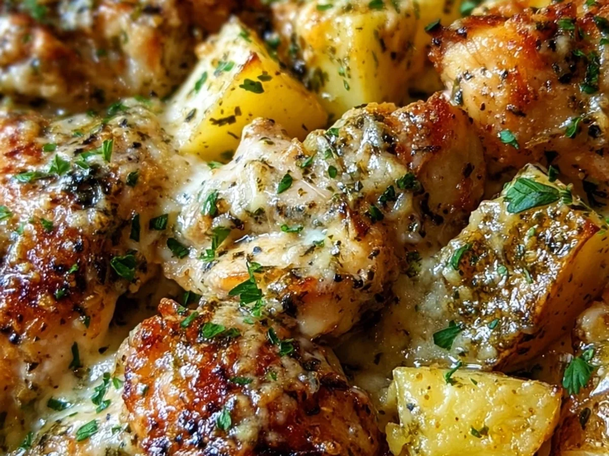 Simple One-Pan Garlic Parmesan Chicken and Potatoes - Image 2