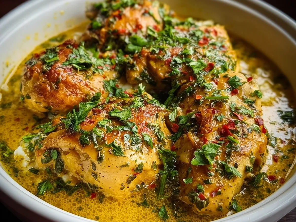 Slow Cooker Garlic Butter Chicken: Easy Dinner Recipe - Image 1