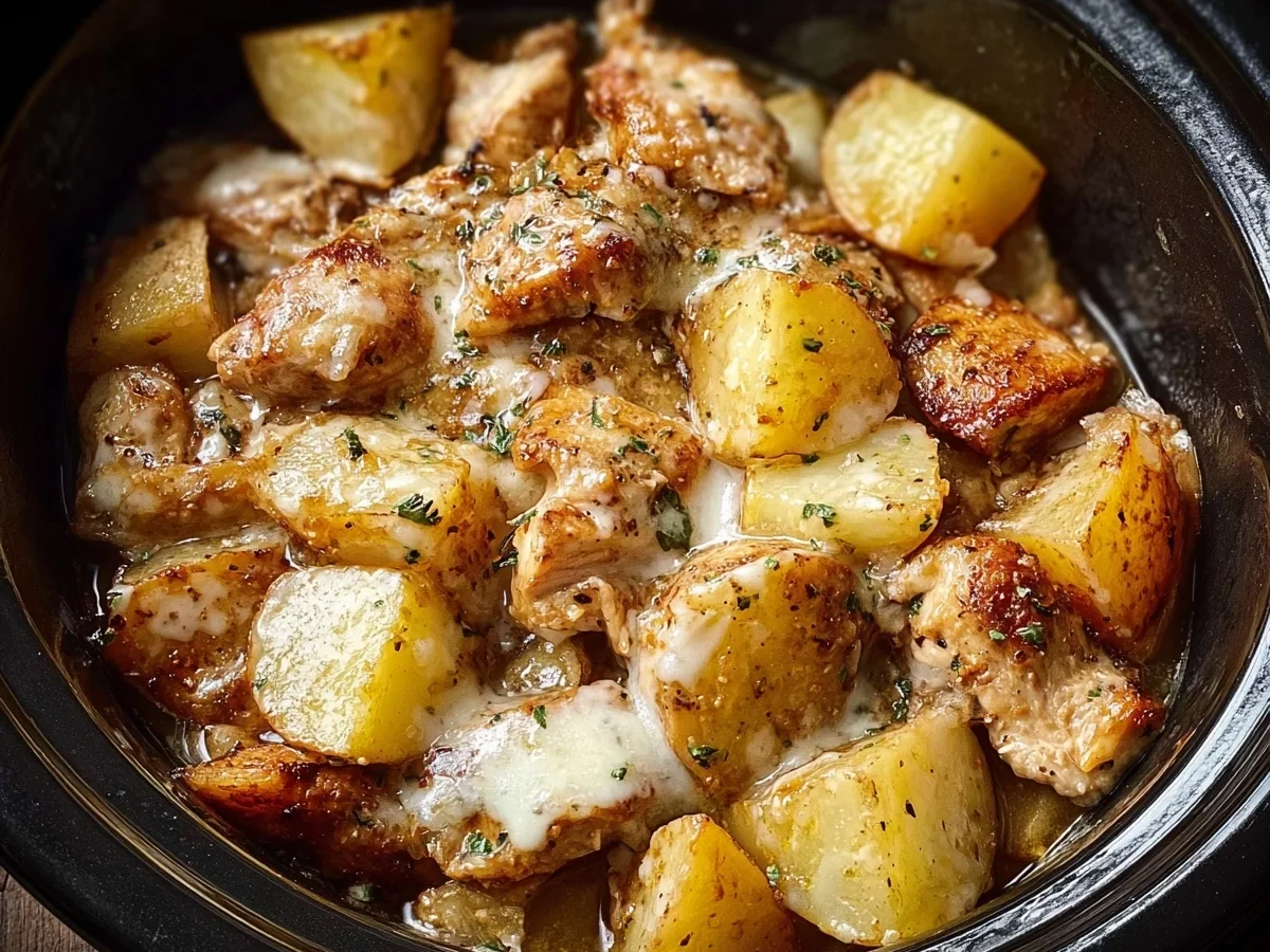 Slow Cooker Garlic Parmesan Chicken & Potatoes - Image 2