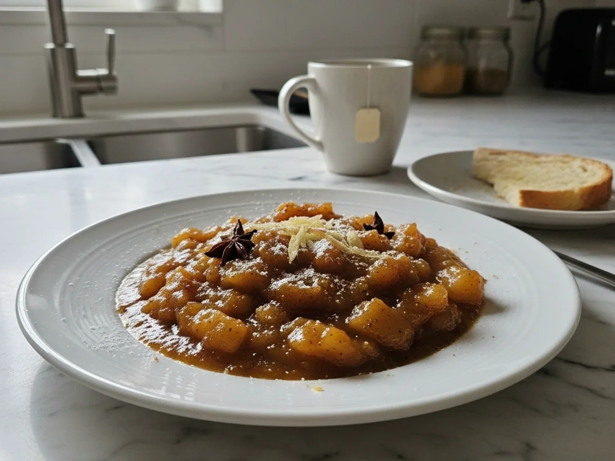 Spiced Pear Sauce: A Warming Autumn Delight - Image 1