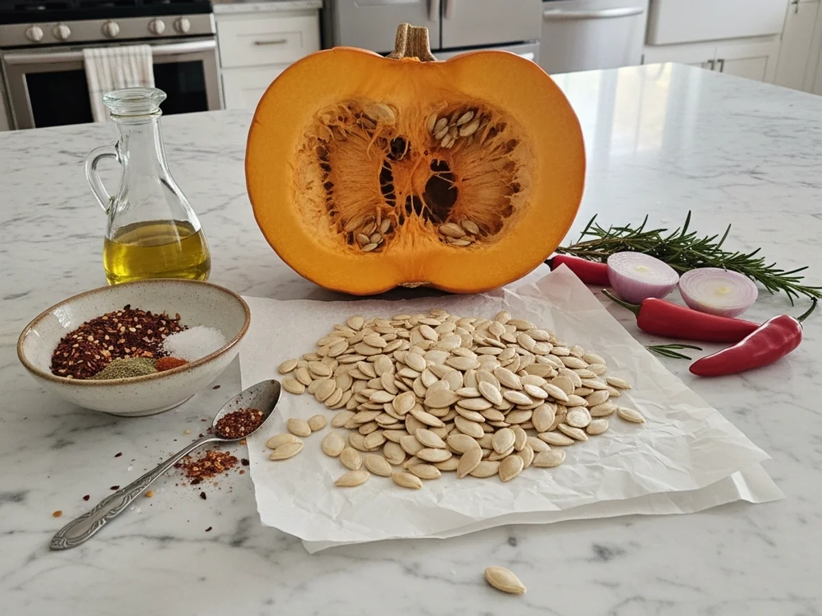 Spicy Baked Pumpkin Seeds: My Zesty Autumn Crunch - Image 2