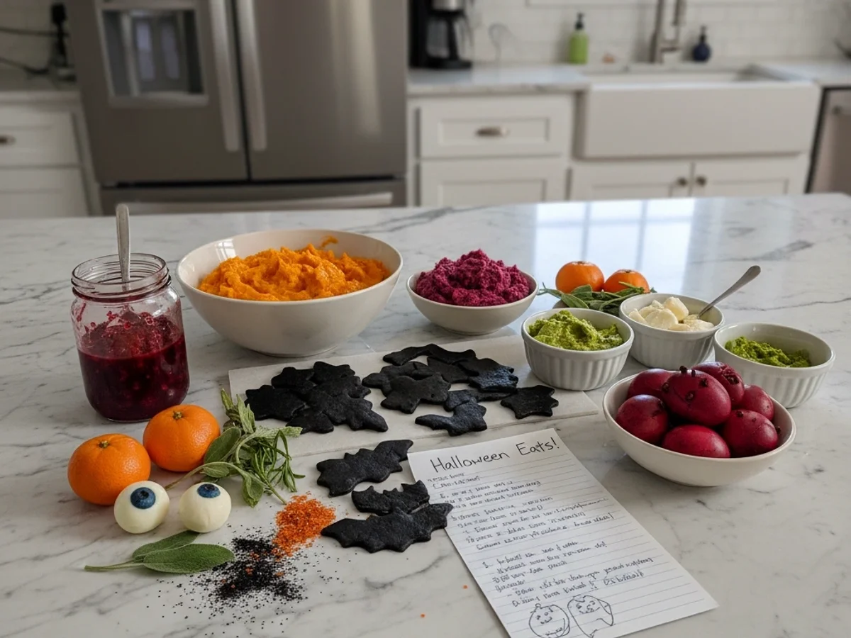 Spooky Halloween Party Bites: Creamy Black Bean Dip - Image 2