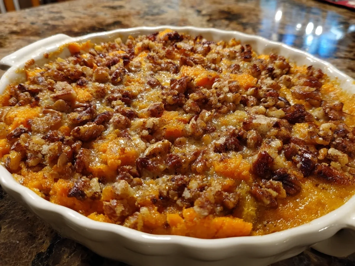 Sweet Potato Casserole: Velvety Marshmallow Dream - Image 1