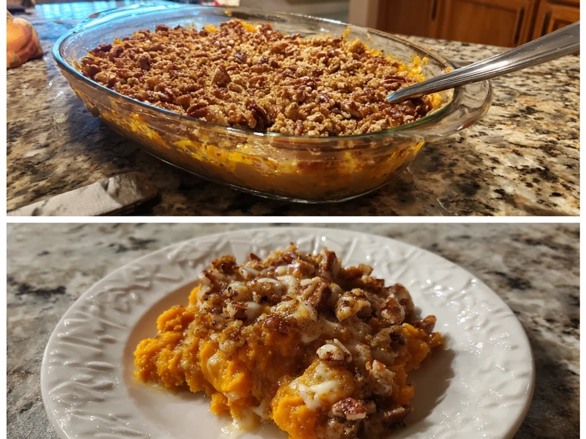 Sweet Potato Casserole with Crunchy Butter Pecan Crumble - Image 2