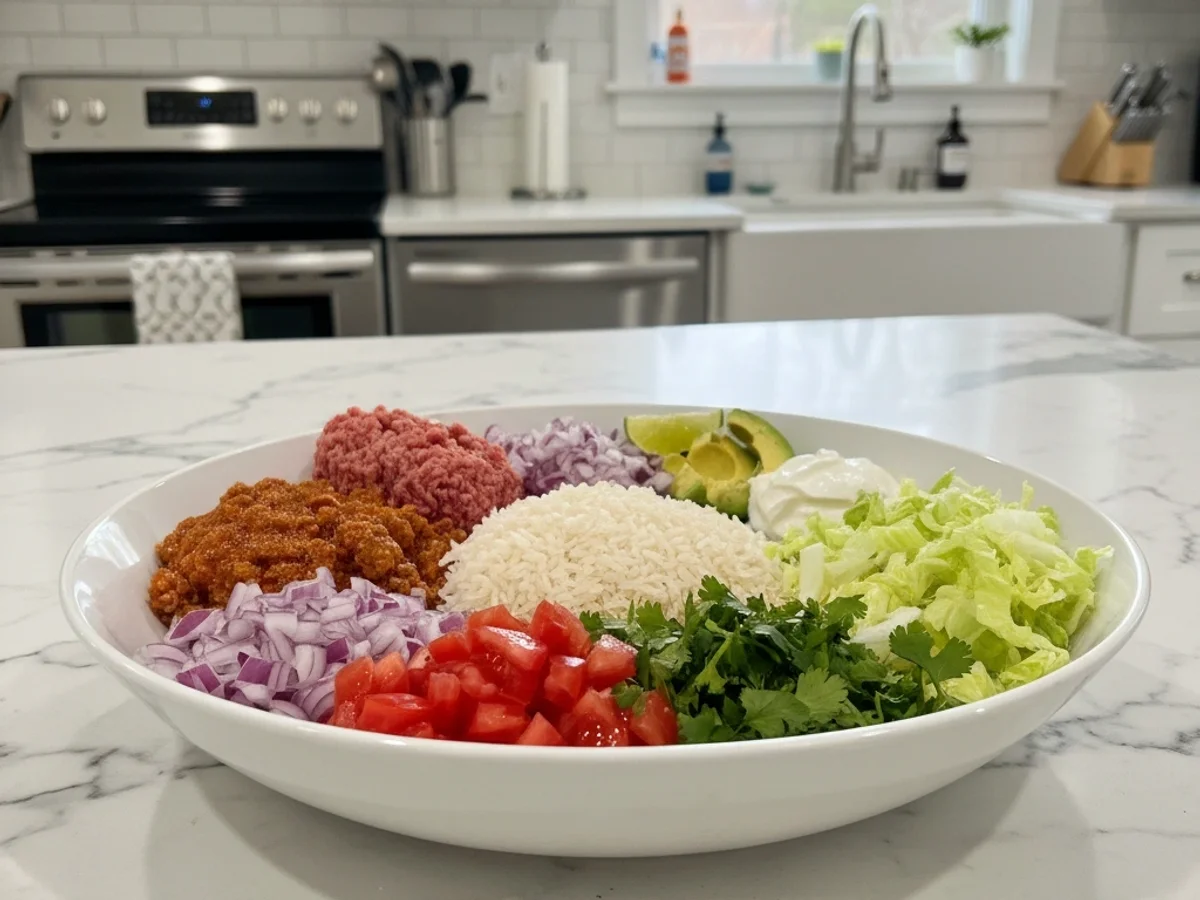 The Ultimate Easy Taco Rice Bowl: Your Quick & Healthy Weeknight Fix - Image 2