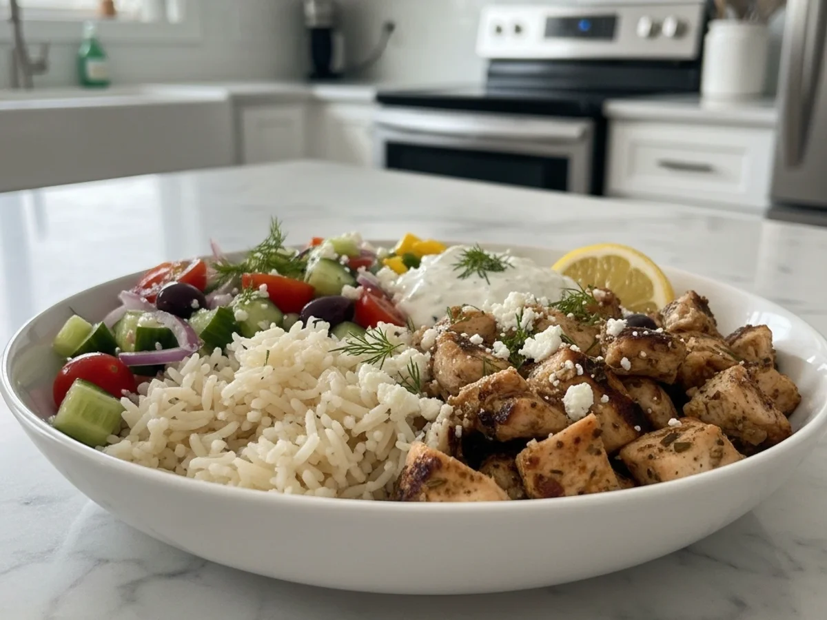 The Ultimate Greek Chicken Bowls: Easy Clean Eating Meal Prep - Image 1
