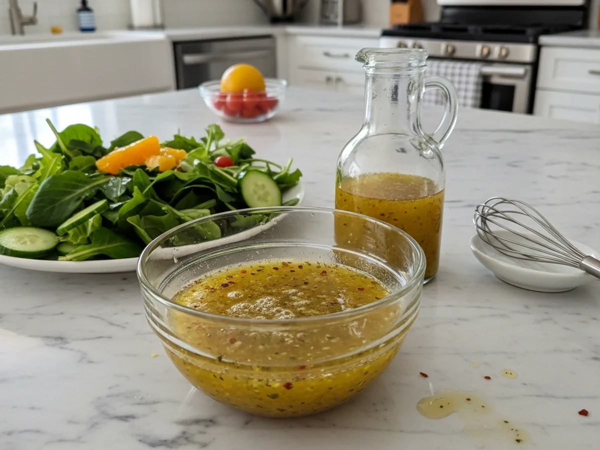 Zesty Vinaigrette Dressing: My Simple Lemon-Herb Twist - Image 1