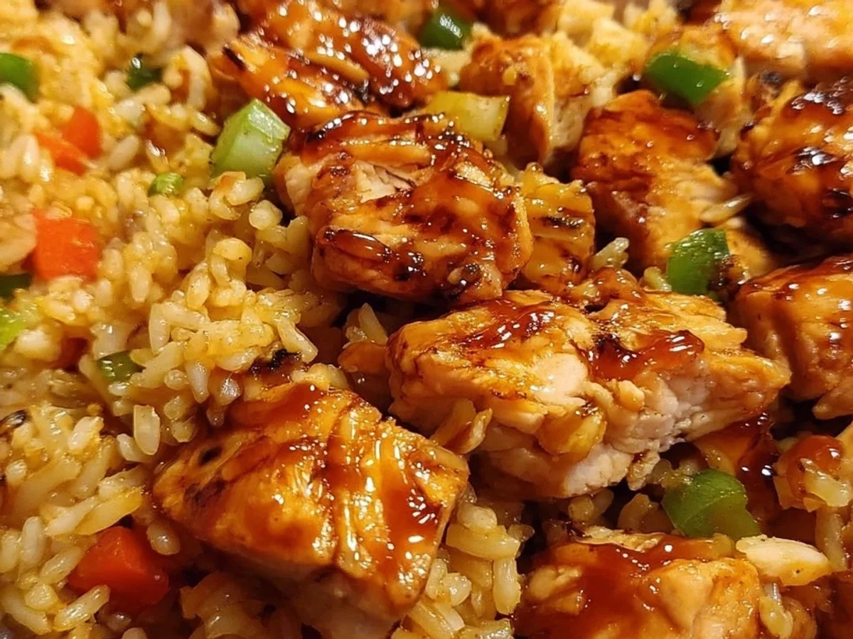 One-Pan Honey BBQ Chicken Rice for Easy Dinners