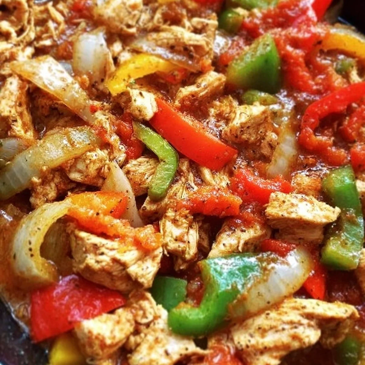 5-Ingredient Slow Cooker Chicken Fajitas