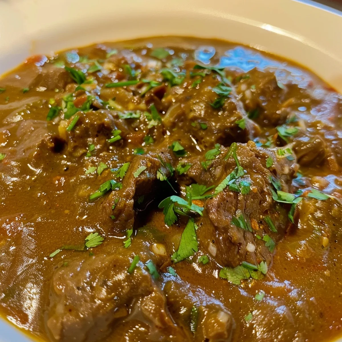 Best Mexican Beef Chile Verde