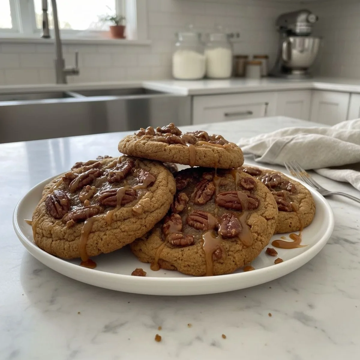 Chewy Pecan Pie Cookies: A Crumbl Copycat Treat