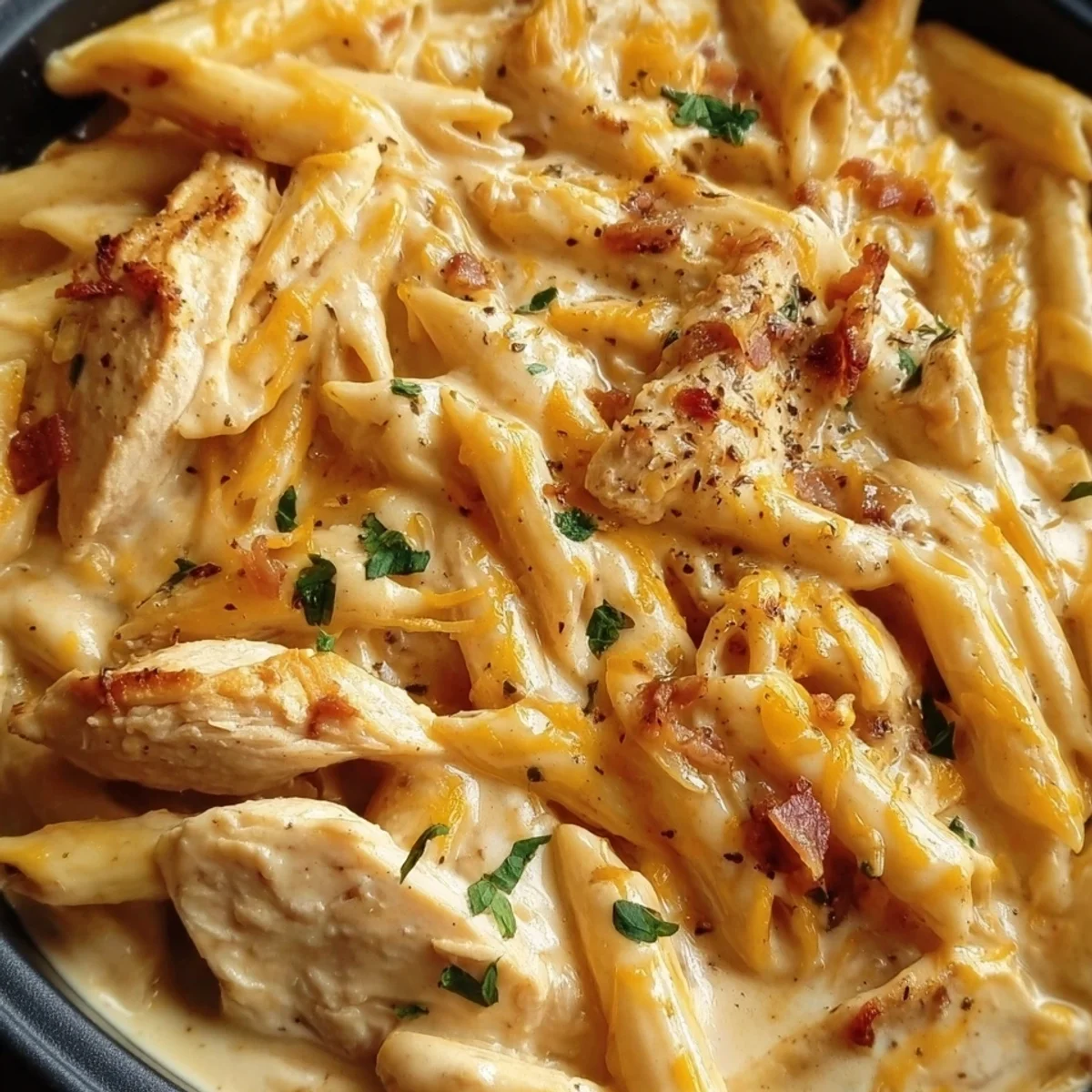 Crack Chicken Penne: Quick & Creamy Pasta Dinner