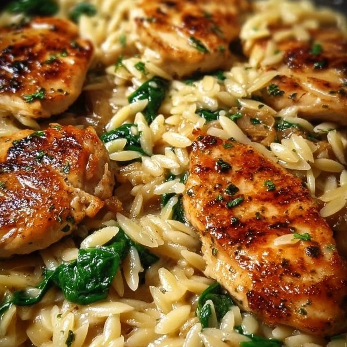 Creamy Chicken Orzo: An Easy Weeknight Dinner