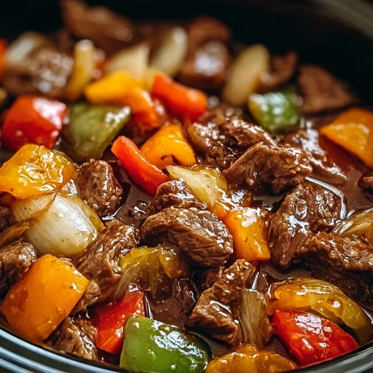 Crock Pot Pepper Steak: Easy Slow Cooker Recipe